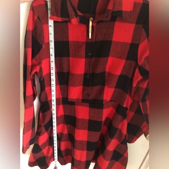 FANCYINN NEY YORK /LONDON NWT DRESS BUFFALO PLAID FLANNEL - Picture 14 of 14